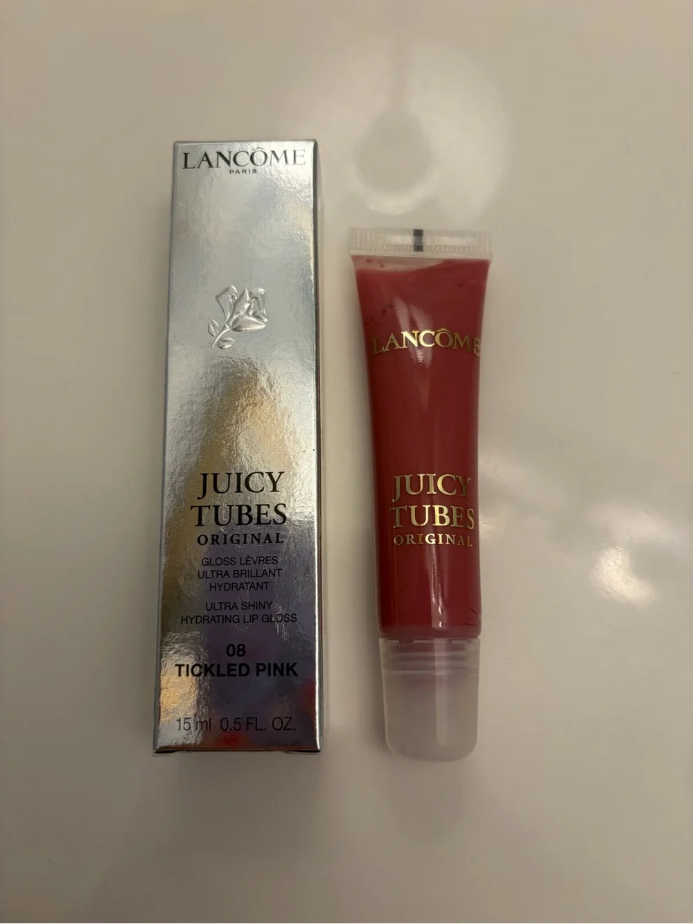 Juicy Tubes Original Lip Gloss - Tickled Pink New in box